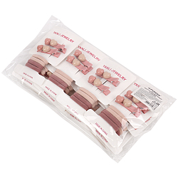 Аксессуары для волос в наборе (2 заколки-зажима+4 резинки)