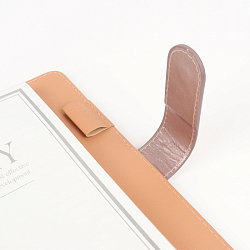 Ежедневник А5 недатиров. 100л обложка кож.зам. с магнитной застёжкой на кольцах