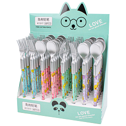 Карандаш сегментный "Вилка и Ложка"