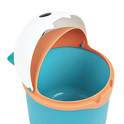 Ёмкость для мусора настольная синяя