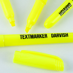 Текстмаркер "Darvish" желтый