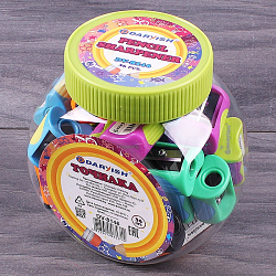 Точилка пласт. "Darvish" ассорти