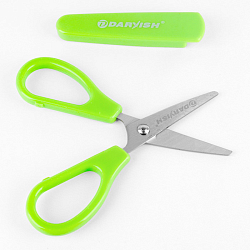 Ножницы 13см детские с колпачком