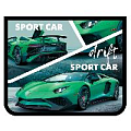 Папка для тетрадей  А5 на молнии Green sport car