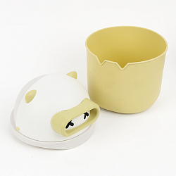 Ёмкость для мусора настольная желтая