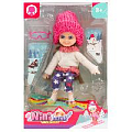 Кукла в наборе ( на скейте). Игрушка